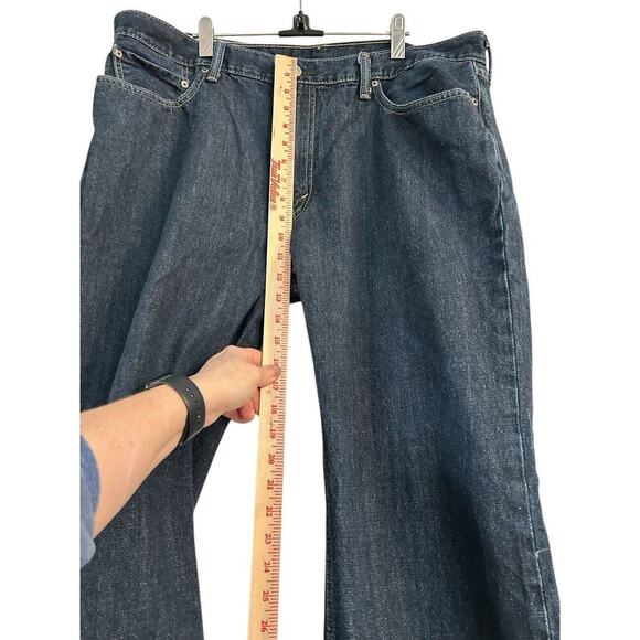 Levi's 559 Relaxed Fit Straight Leg Mens Jeans Blue Size 40 X 30 Denim Pocket - Picture 4 of 9